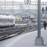 Le trafic entre Chiasso et Milan est encore interrompu ce mardi en raison des dégâts causés par les intempéries et les inondations sur le réseau ferroviaire italien (archives). KEYSTONE/TI-PRESS/PABLO GIANINAZZI